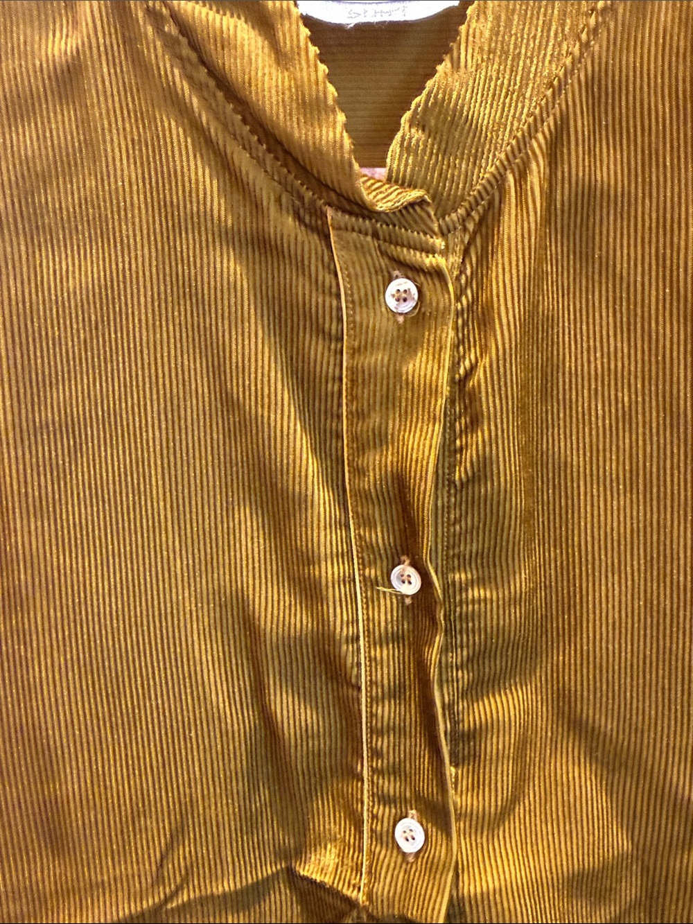 forte_forte Olive-Green Pleated Button Shirt - Picture 3 of 5